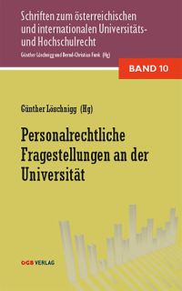 Personalrechtliche Fragestellungen an der Universität