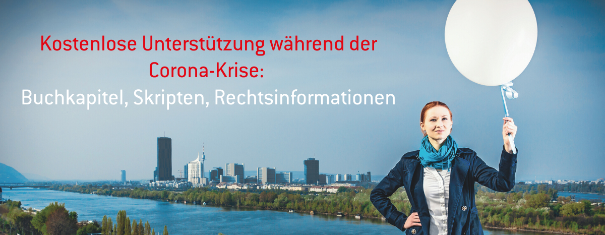 Unterstützung während der Corona-Krise: Buchkapitel, Skripten, Rechtsinformationen
